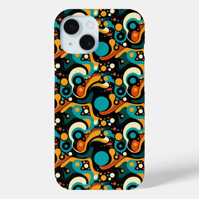 Coques Case-Mate iPhone Funk rétro Abstrait (Verso)