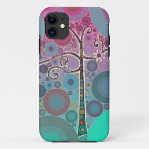 Etui iPhone Case-Mate Funky Coloré Défilement Arbre Cercles Bulles Pop A