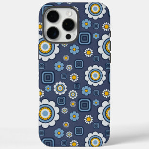 Coques iPhone 16 Pro Max Funky Daisy's In Blue