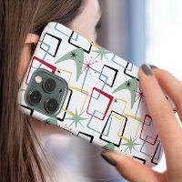 Funky Starburst Boomerang Carré milieu du siècle