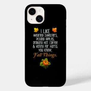 Coque Pour iPhone 14 Funny Automne 2024 Novembre Élection Pro-Harris