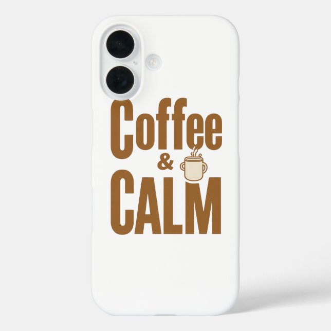Coques Case-Mate iPhone Funny Coffee Lover's Zen Quote (Verso)