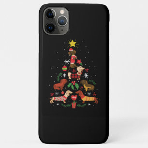 Case-Mate iPhone Case Funny Dachshund sapin de Noël