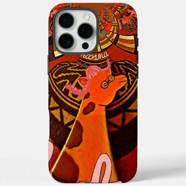 Coques Case-Mate iPhone Funny Elegant Giraffe Accessoré Style Africain (Verso)