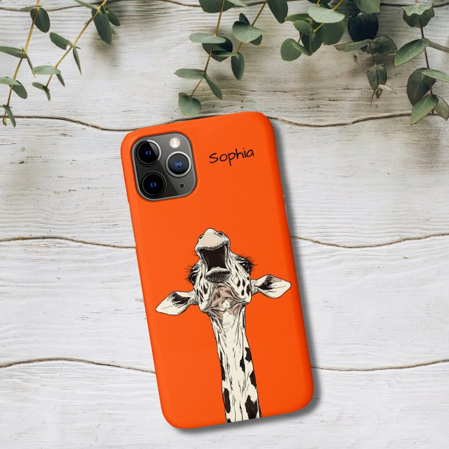 Coques Case-Mate iPhone Funny Giraffe (Créateur téléchargé)