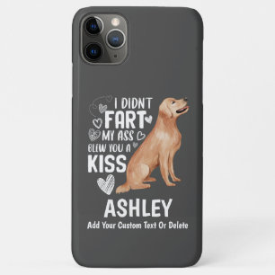 Case-Mate iPhone Case Funny Golden retriever Fart Kiss Cool Amoureux des