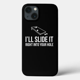 Case-Mate iPhone Case Funny Ill Slide it Right in Your Hole Cornhole Cha