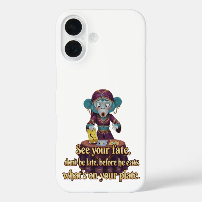 Coques Case-Mate iPhone Funny Monkey Mystic (Verso)