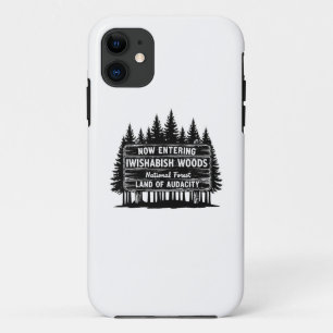 Case-Mate iPhone Case Funny Now Entering I Wishabish Woods Forest Audaci