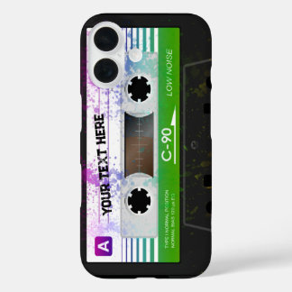 Coque Pour iPhone 16 Funny Retro Compact Audio Cassette