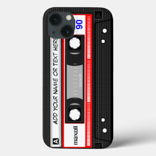 Coques Pour iPhone Funny Retro Music Cassette Motif de bande
