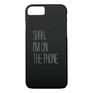Etui iPhone Case-Mate Funny Shhh, je suis sur l'humour hipster de citati