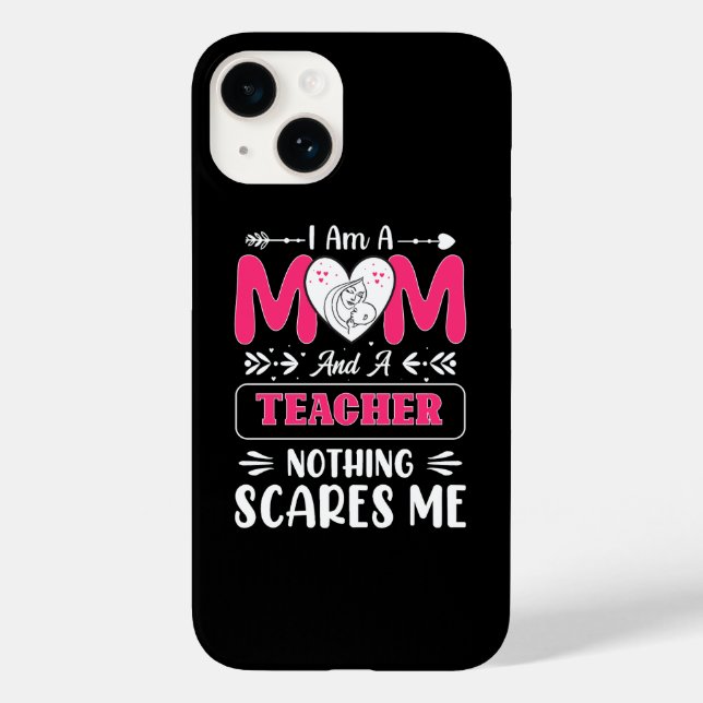 Coques Case-Mate iPhone Funny Teacher Maman, Teacher Maman Funny (Verso)