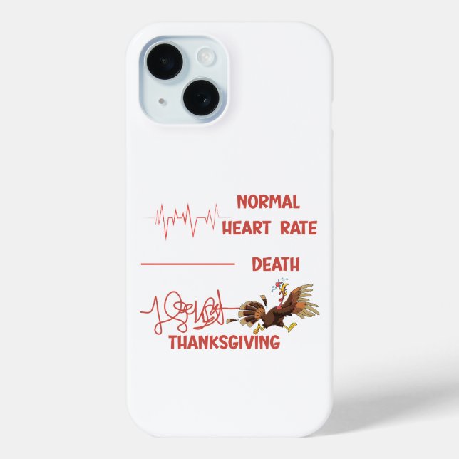 Coques Case-Mate iPhone Funny Thanksgiving turkey text. (Verso)