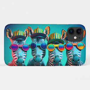 Case-Mate iPhone Case Funny Zebras mignon Zoo Animaux Fête Casquettes Lu