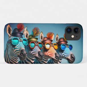 Case-Mate iPhone Case Funny Zebras mignon Zoo Animaux Fête Casquettes Lu