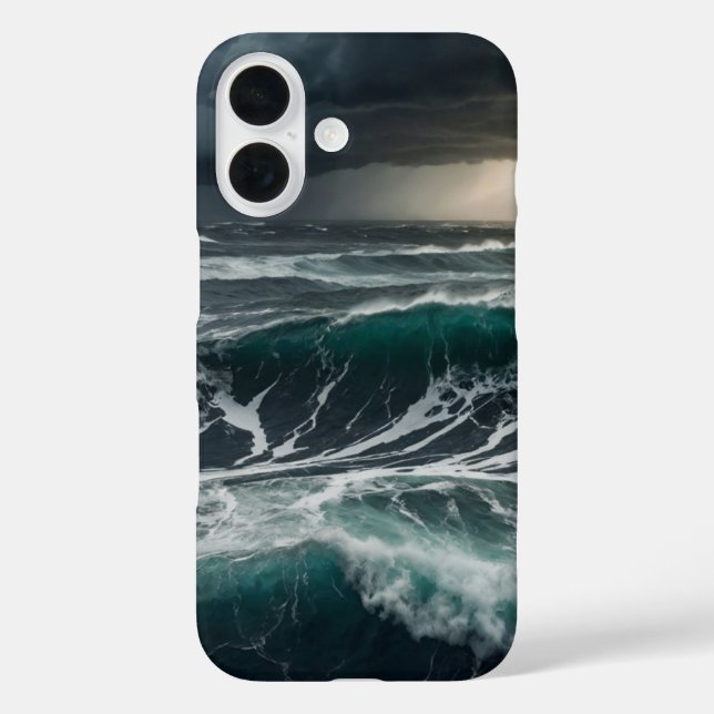 Coques Case-Mate iPhone Furie océanique (Verso)