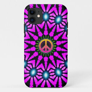 Coques Pour iPhone Fuschia teignent en nouant le cas de l'iPhone 5 de