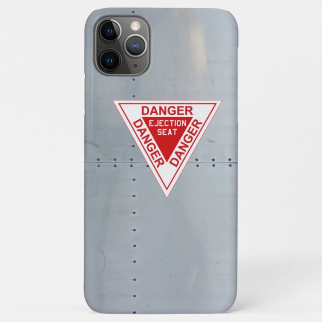Coques Case-Mate iPhone fuselage de l'aéronef (siège éjectable de danger) (Dos)