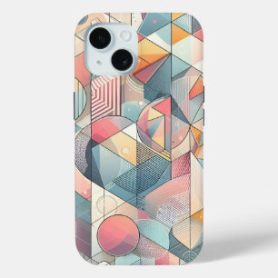 Coque Pour iPhone 15 Fusion géométrique