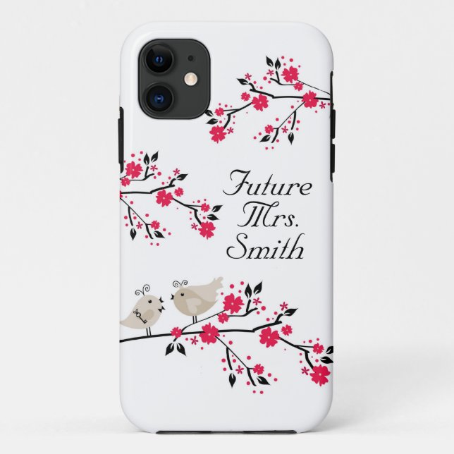 Coques Case-Mate iPhone Futurs oiseaux de Mme Bride To Be Wedding (Dos)