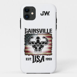 Case-Mate iPhone Case Gainsville USA Double Biceps Pose Bodybuilder