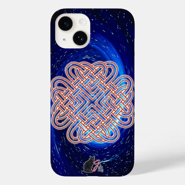 Coques Case-Mate iPhone Galactic celtic love knot (Verso)