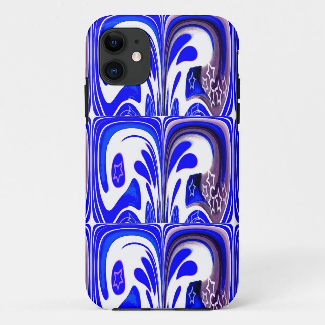 Coques Case-Mate iPhone Galaxie bleue (Dos)
