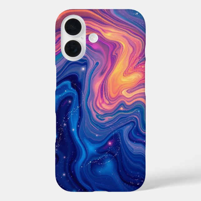Coques Case-Mate iPhone Galaxie Liquide : Un Abstrait qui métissent (Verso)