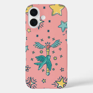 Coque Pour iPhone 16 Galaxie Magique - Étoiles Whimsical & Baguette