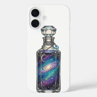 Coque Pour iPhone 16 Galaxie mystique dans une bouteille
