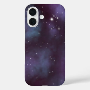 Coque Pour iPhone 16 Galaxie mystique de Violet Dusty