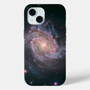Coque Pour iPhone 15 Galaxie spirale barrée Messier 83.2