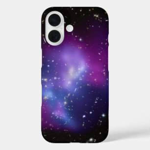 Coque Pour iPhone 16 Galaxie violette Espace céleste Photo