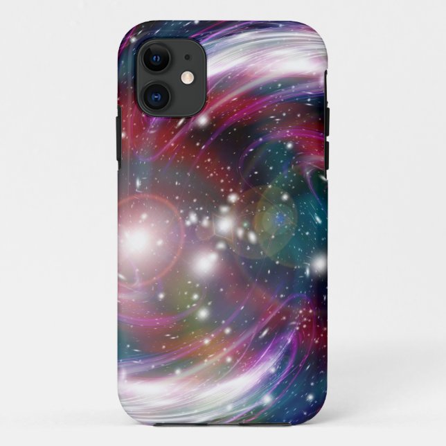 Coques Case-Mate iPhone Galaxy Light Art Design Abstrait (Dos)