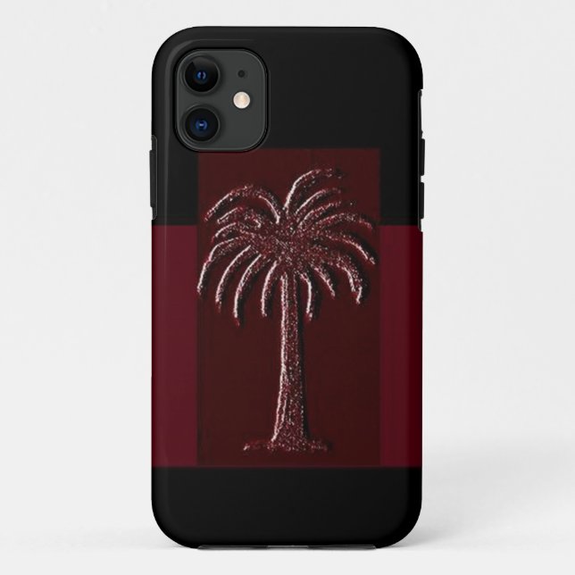 Coques Case-Mate iPhone Gamecock Palm-Design 1 (Dos)