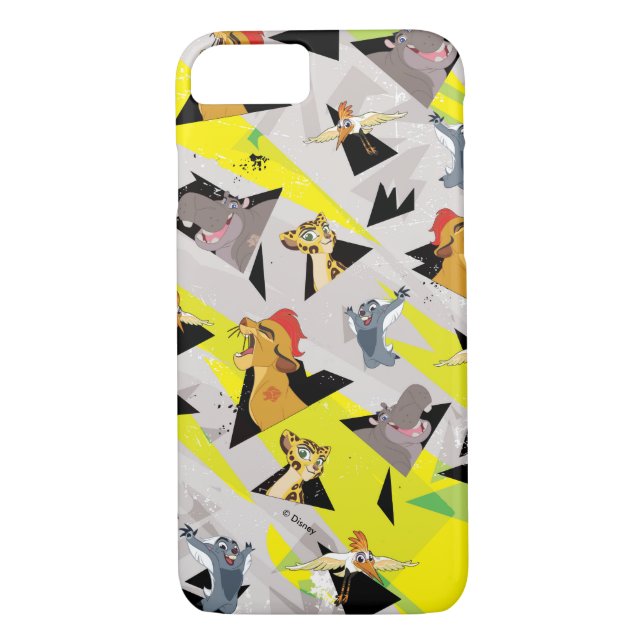 Coques Case-Mate iPhone Garde de Lion| Motif triangulaire (Dos)
