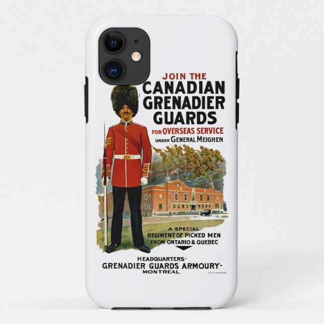 Coques Case-Mate iPhone Garde-grenades canadienne (Dos)