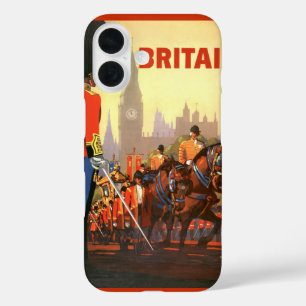 Coque Pour iPhone 16 Garde royale britannique du roi vintage Grande-Bre