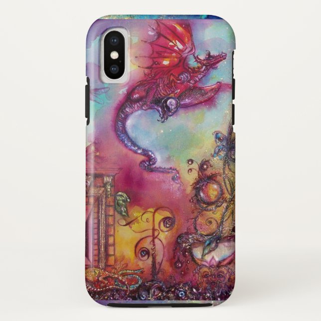 COQUES Case-Mate iPhone GARDEN OF THE LOST SHADOWS / FLYING RED DRAGON (Dos)