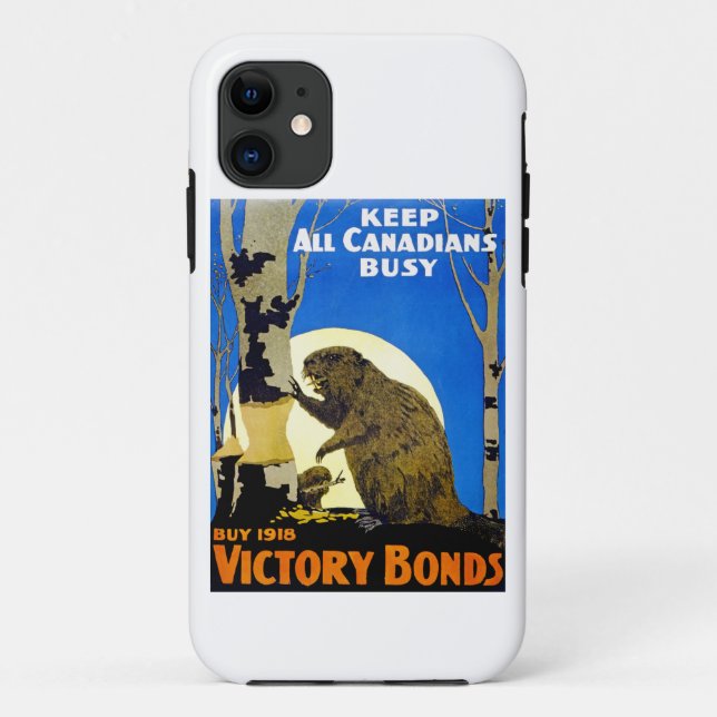 Coques Case-Mate iPhone Garder tous les Canadiens occupés (Dos)