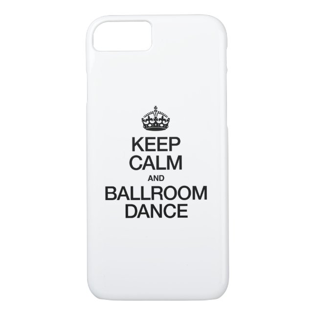 COQUES Case-Mate iPhone GARDEZ CALME ET BALLROOM DANSE (Dos)