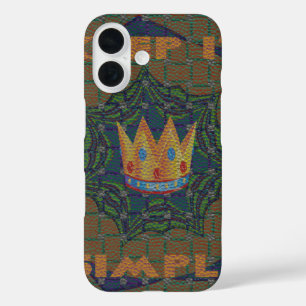 Coque Pour iPhone 16 Gardez la simplicité : le design Motif de la Clart