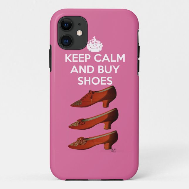 Coques Case-Mate iPhone Gardez le calme achetez des chaussures 2 (Dos)