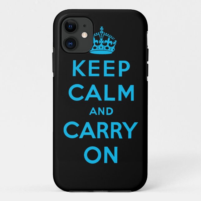 Coques Case-Mate iPhone gardez le calme et continuez (Dos)