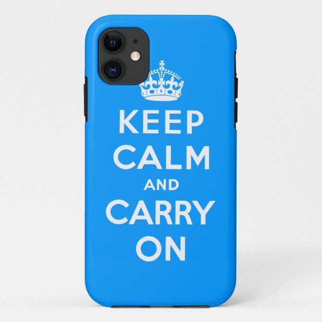 Coques Case-Mate iPhone Gardez le calme et continuez (Dos)