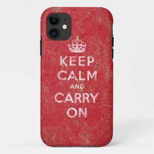 Coque iPhone 11 Gardez le calme et continuez