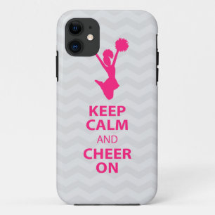 Coques Pour iPhone GARDEZ LE CALME et ENCOURAGEZ DESSUS - rose - le