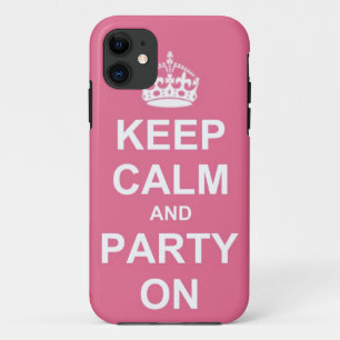 Etui iPhone Case-Mate gardez le calme et la partie dessus