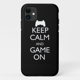 Etui iPhone Case-Mate Gardez le calme et le jeu dessus